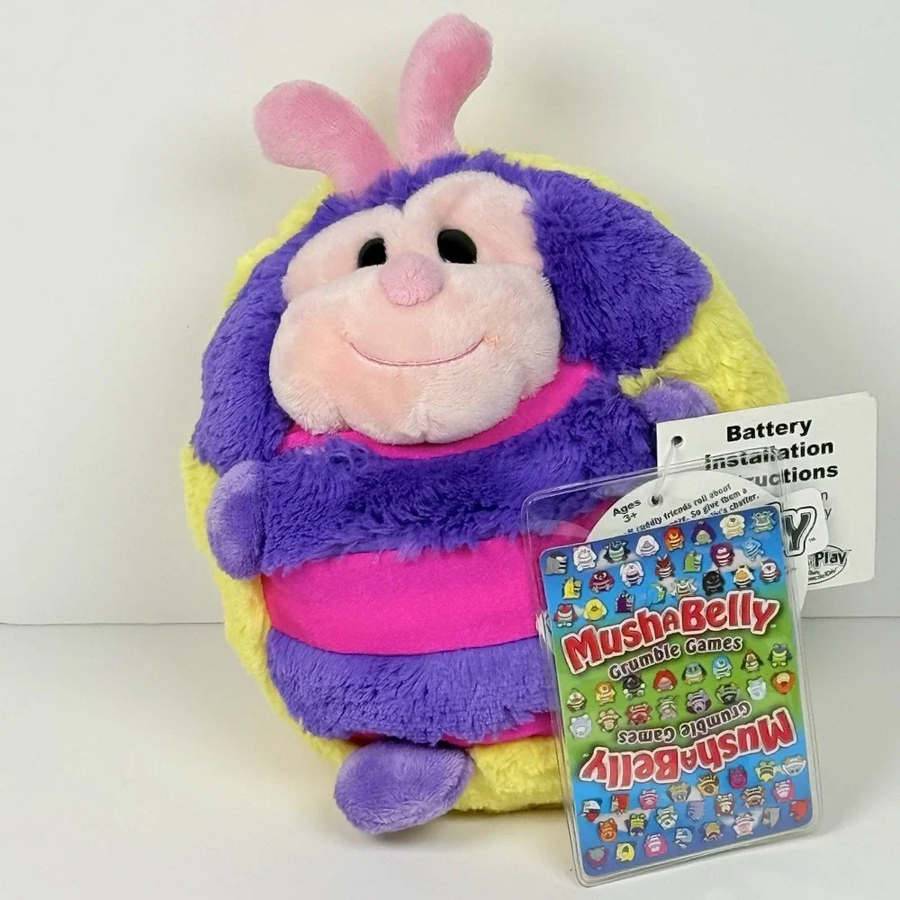 NWT Chatter Mushabelly Lysa Ladybug Sealed Code Bright Colors Plush Vintage